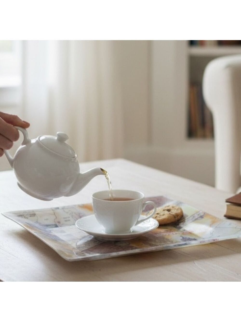 REVERSE CURVED ART TRAY 10 X 12